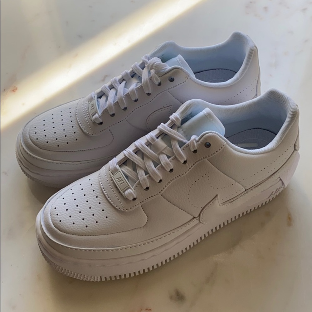 New Nike Air Force 1 jester xx triple white shoes - Picture 7 of 8